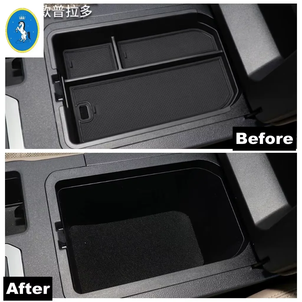 Plastic Car Interior Organizer Storage Box Organizer Tray For Toyota Land Cruiser Prado 250 LC250 2024 2025 Auto Accessories