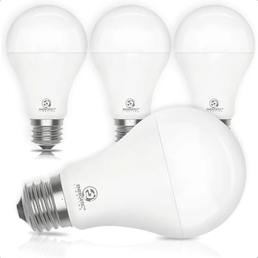 4 Pack Dimmable A21… - image