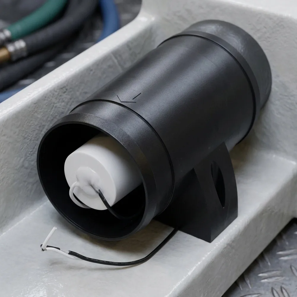 12V 3 Inch Marine Ventilation Blower for fan Compatible with 75mm Ducting for Effective Air Removal on Small to Medium Boats