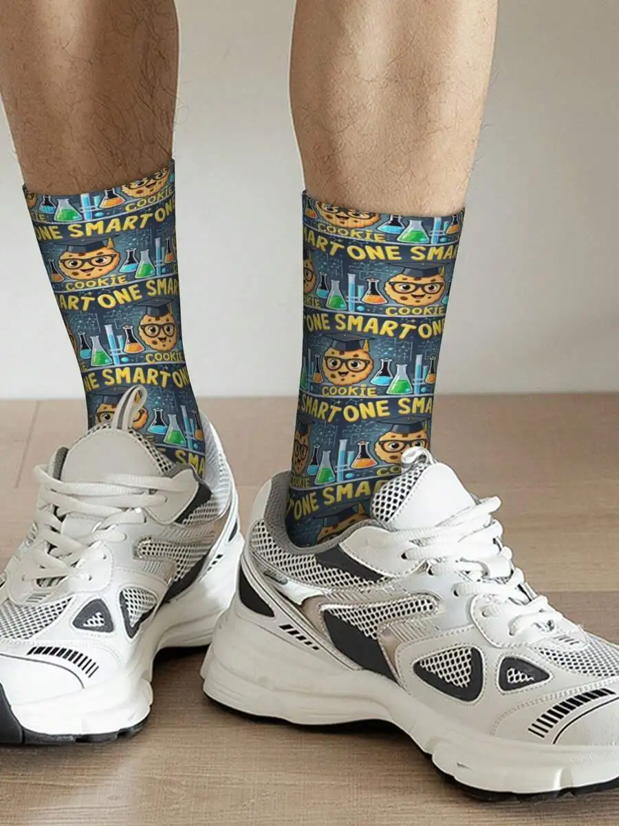 

Retro One Smart Cookie 3D Printed Athletic Socks For Men And Women All Season Comfort