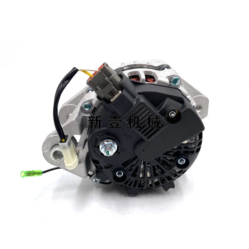 For Hitachi ZAX60/70 Generator Isuzu 4JG1 Engine High Power Generator 24V 80A Excavator Accessories