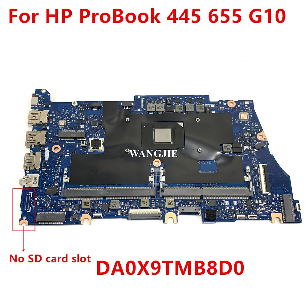 X9T For HP ProBook 445 G10 655 G10 Laptop Motherboard DA0X9TMB8D0 CPU: Ryzen 7 7730U Ryzen 5 7530U Ryzen 3 7330U 100% Working