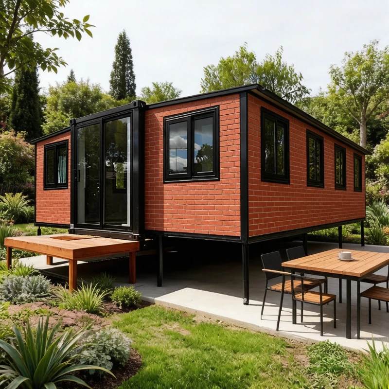 Prefabricated House 20ft 40ft Portable Home Expandable Container House Mobile Prefab Tiny Home Outdoor Warehouse Villa Courtyard