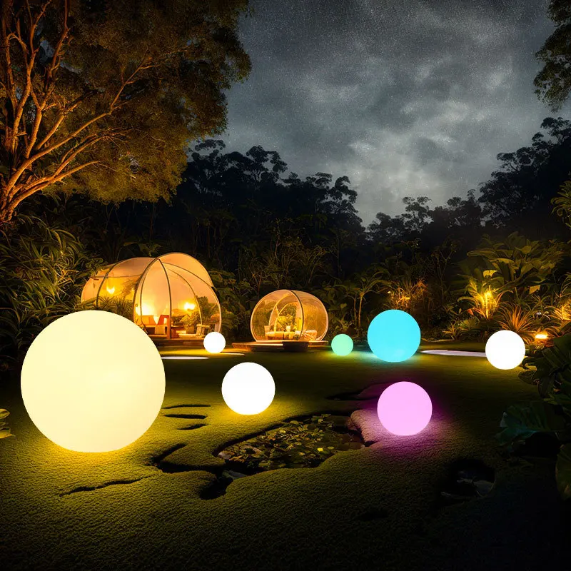 

Luminous ball light community solar landscape light waterproof led decorative atmosphere shopping mall outdoor lawn light