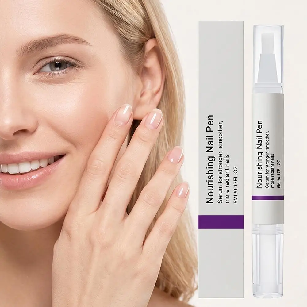 5ML Professional Nail Care Repair Pen Nourishing Nail Serum Pen For Stronger Smoother More Radiant Nail Fingers Toes Refresh Pen