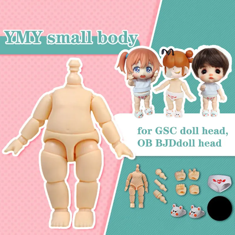 New YMY Body Small Body Can Be Connected To BJD Doll Head GSC  Doll OB Joint Body Movable Doll Accessories Shoes Clothes