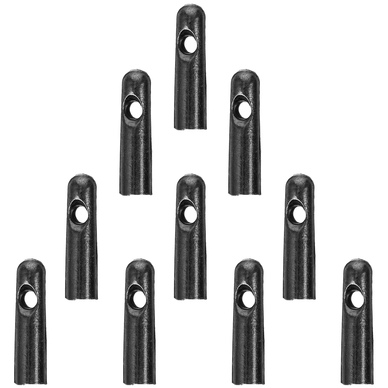 10Pcs Folding Umbrella Tail Beads Strong Metal Bone Covers Replacement Repairing Supplies for Umbrella Anti-Wear Small Beads