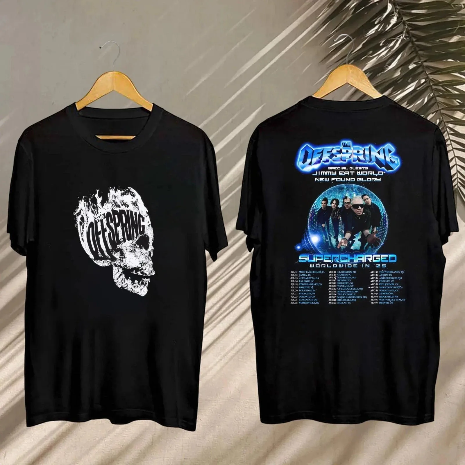 

2025 The Offspring Supercharged Worldwide Shirt, The Offspring Concert