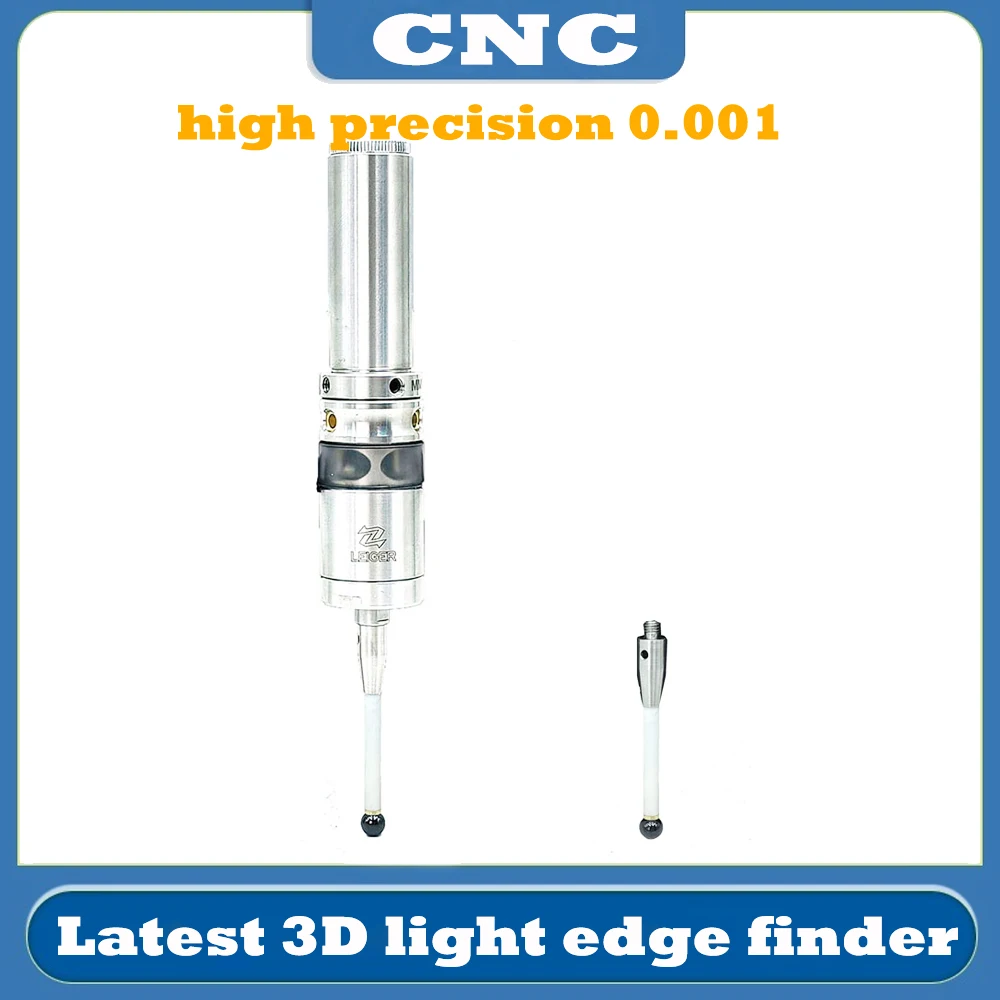 Newly 3D light edge finder CNC machining center sub-center rod detection sensor glowing sound high precision 0.001mm MMP25