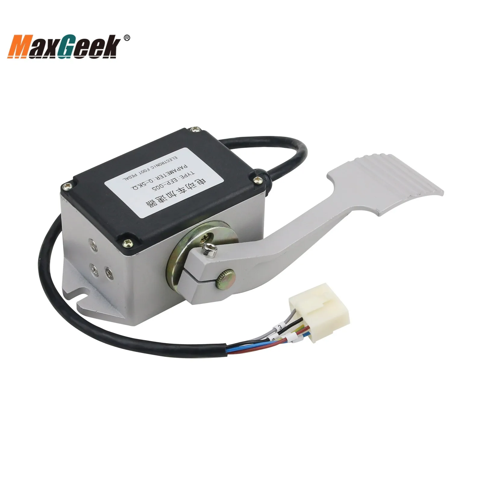 Maxgeek EFP-005 0-5K Foot Pedal Throttle Electric Accelerator EV Curtis Throttle Pedal