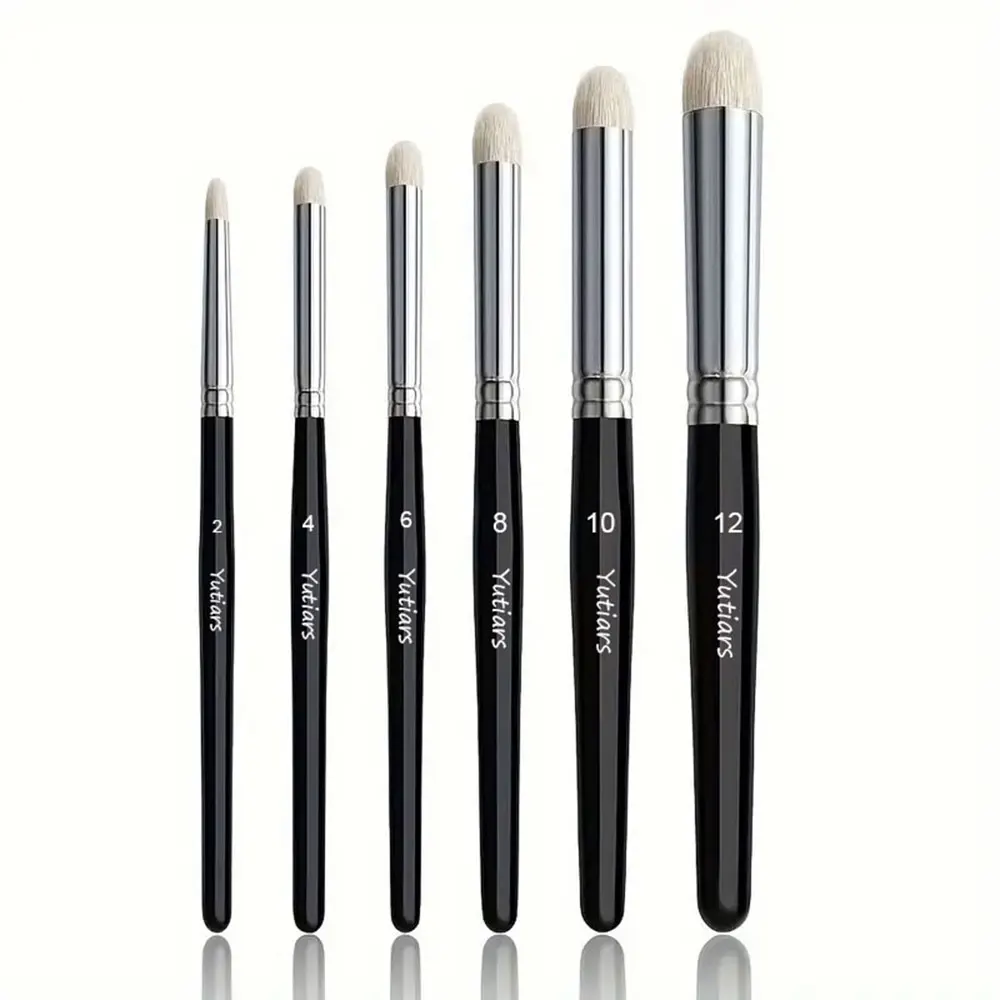 3Pcs/6Pcs Miniature Painting Dry Brush Set, Professional Fine Drybrush for Modellers, Enamel Figurines and Scale Model Painting