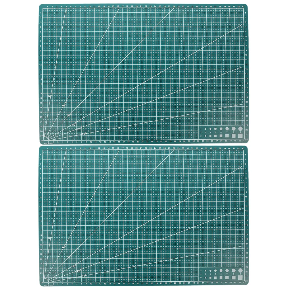 2 قطعة حصيرة قطع الحرف اليدوية صنعة بديعة يحافظ على الشكل بعد إعادة الاستخدام مثالية للفنانين والهواة واللحافات غير القابلة للانزلاق