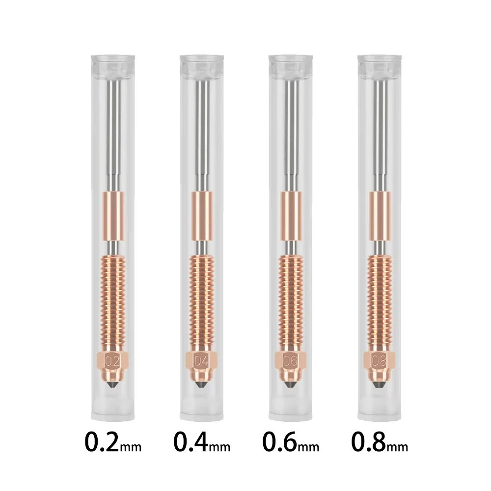 Für Creality K1c Düse K1 Max Gehärtete Stahldüse Schnellwechsel All-in-One High-Flow Bimetall Heatbreak für Ender 3 V3 3D-Drucker