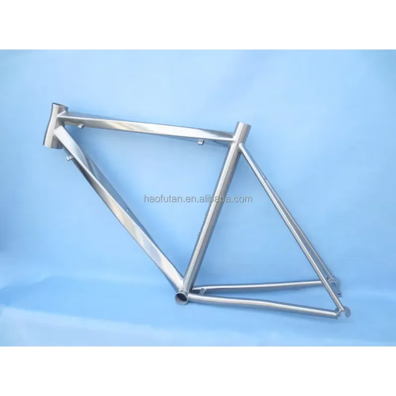 High Performance Titanium Spiral Road Bike Frame PM Disc Brake Mount Lightweight Durable Cycling Chassis for Men Women Riders