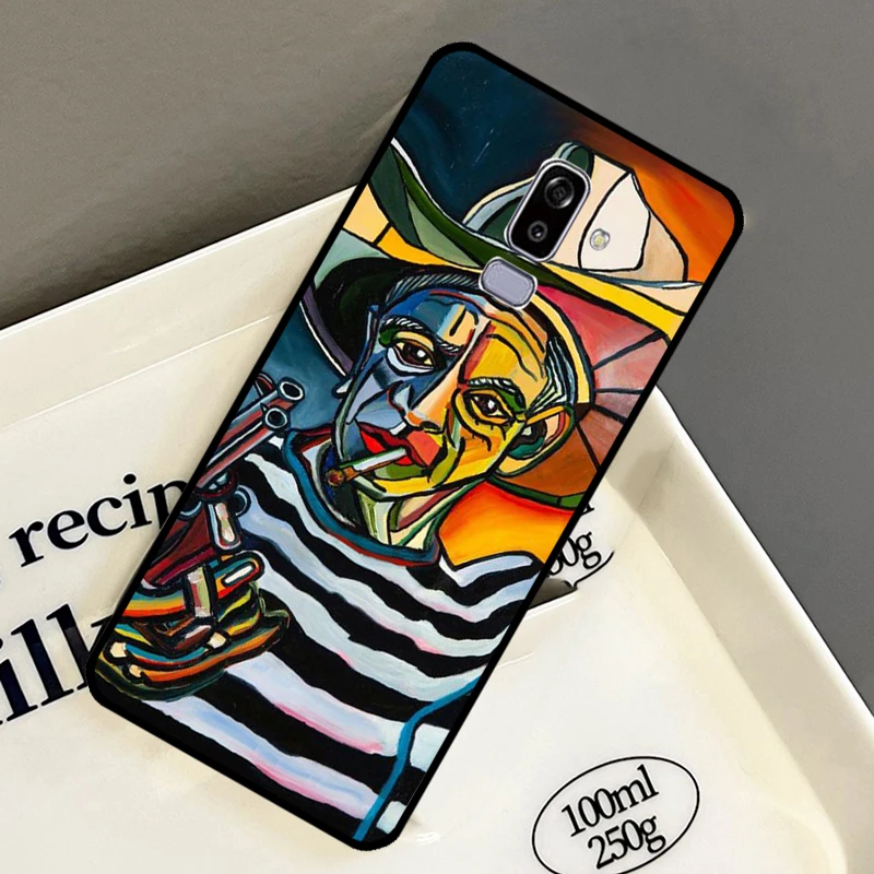 Picasso Abstract Art Painting Case For Samsung Galaxy A9 A8 A7 A6 J8 J4 J6 Plus 2018 A3 A5 2017 J1 J3 J5 J7 2016 Coque