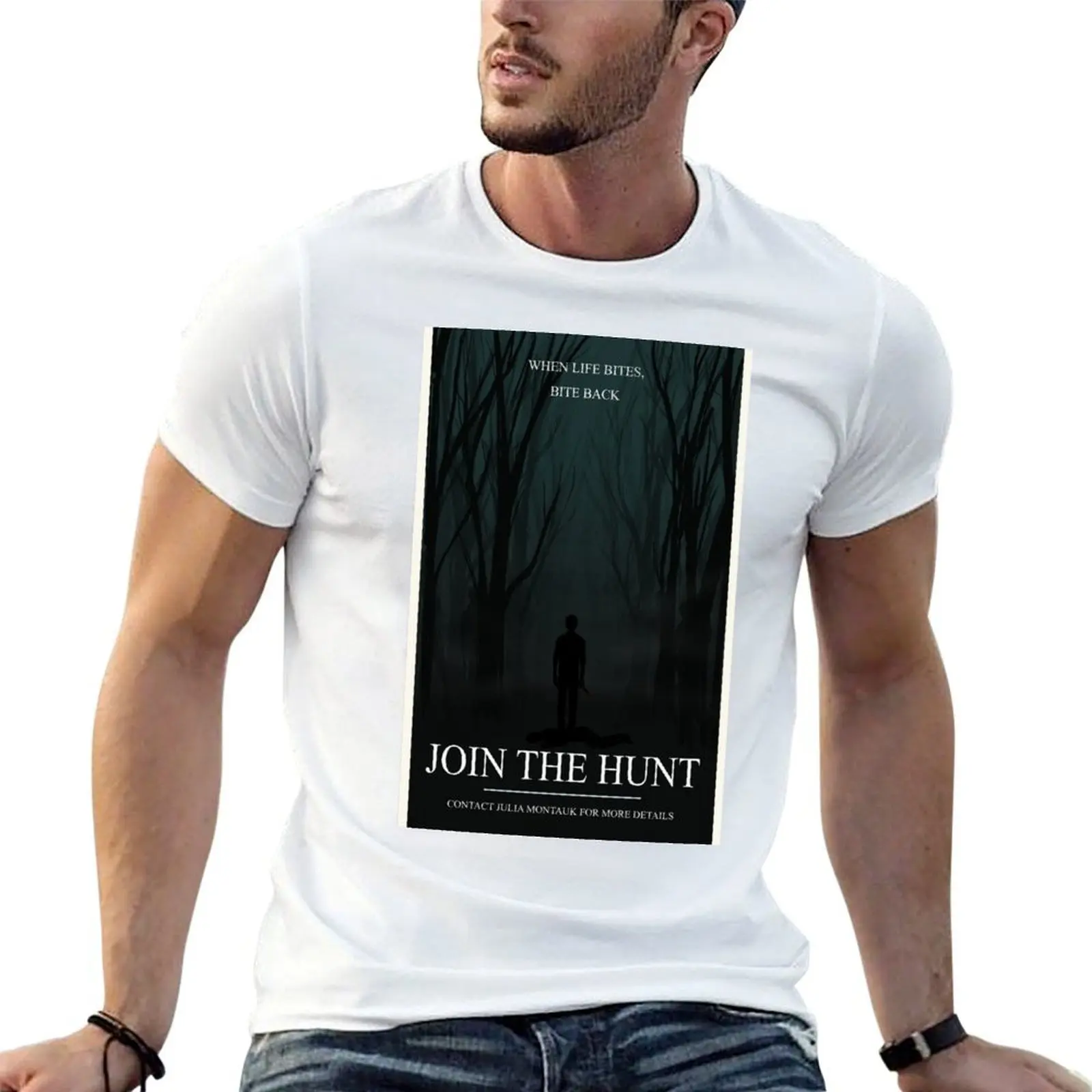 

JOIN THE HUNT Magnus Archives Print T-Shirt anime tshirt t shirts with prints anime t shirts for man T-Shirt