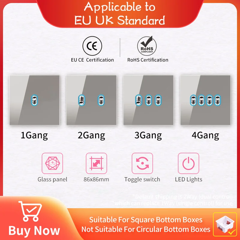 

Стеклянная панель, раздвижной настенный выключатель, розетка, стандарт ЕС, Великобритании, 16а, спальня, USB TyoeC Net Tel TV, украшение для дома, отеля, офиса, виллы