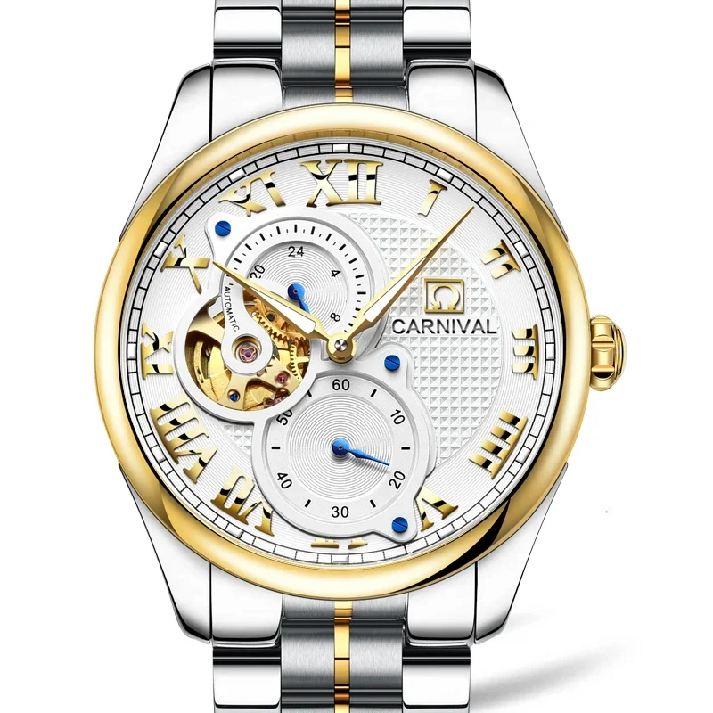 IW Carnival Mechanical Wrist Watches Luxury Accessories For Men Sapphire Mirror Automatic Movement Business Waterproof Watch