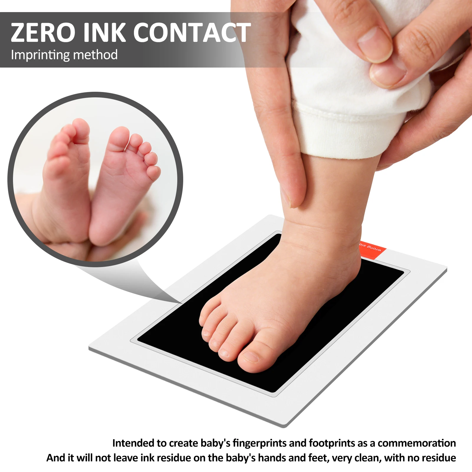 32Pcs Baby Handprint Footprint - Footprint Ink Kit ulasan dan harga