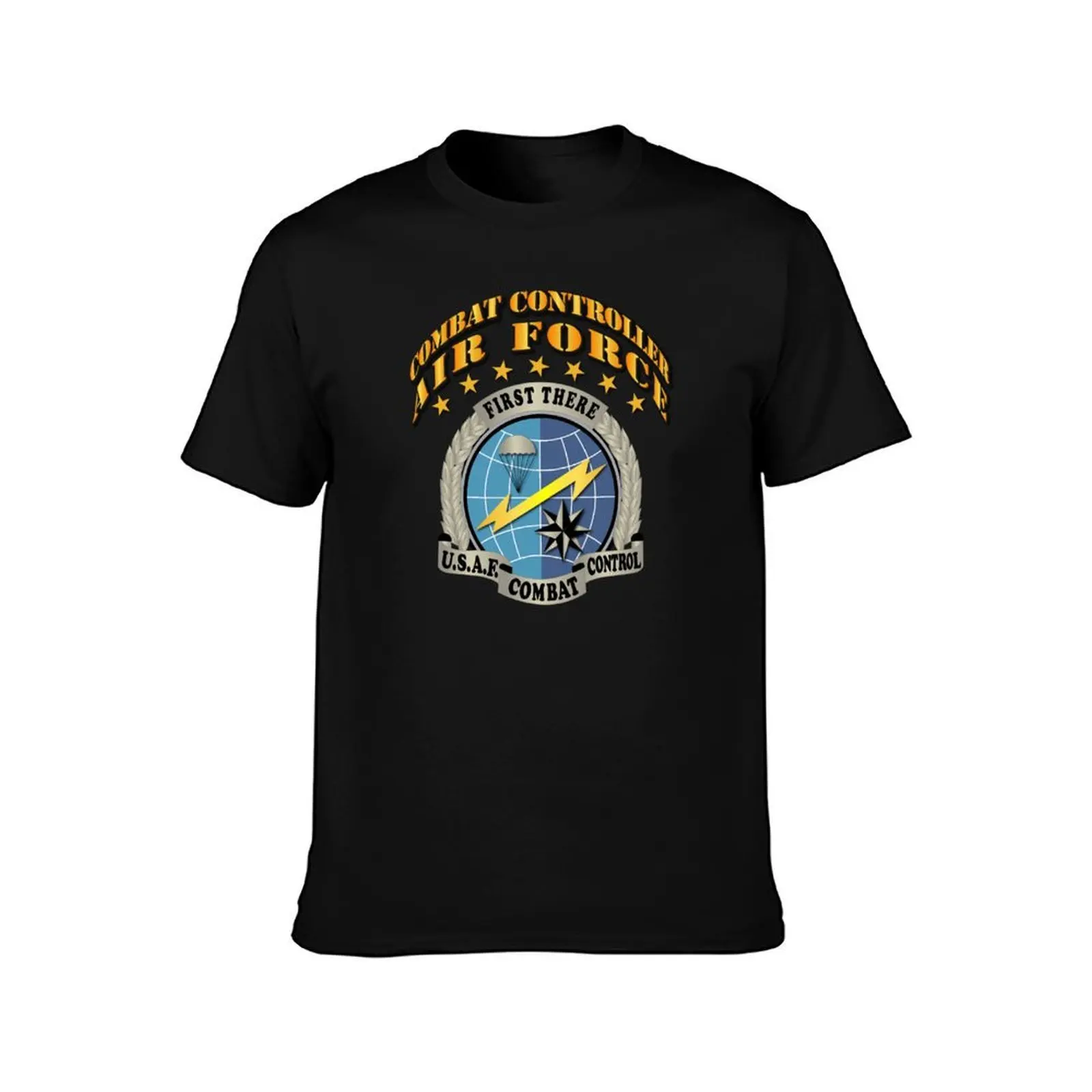 USAF - Combat Controller T-Shirt, Summer Casual Cotton Tee, Oversized Streetwear Tops, Vintage Graphic Print, Unisex Men Women