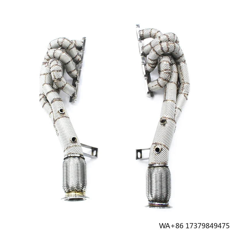 

YD 304 Stainless Steel Turbo Exhaust Manifold for AUDI R8 V8 4.2 2008-2020 Manifold Exhaust Car Exhaust