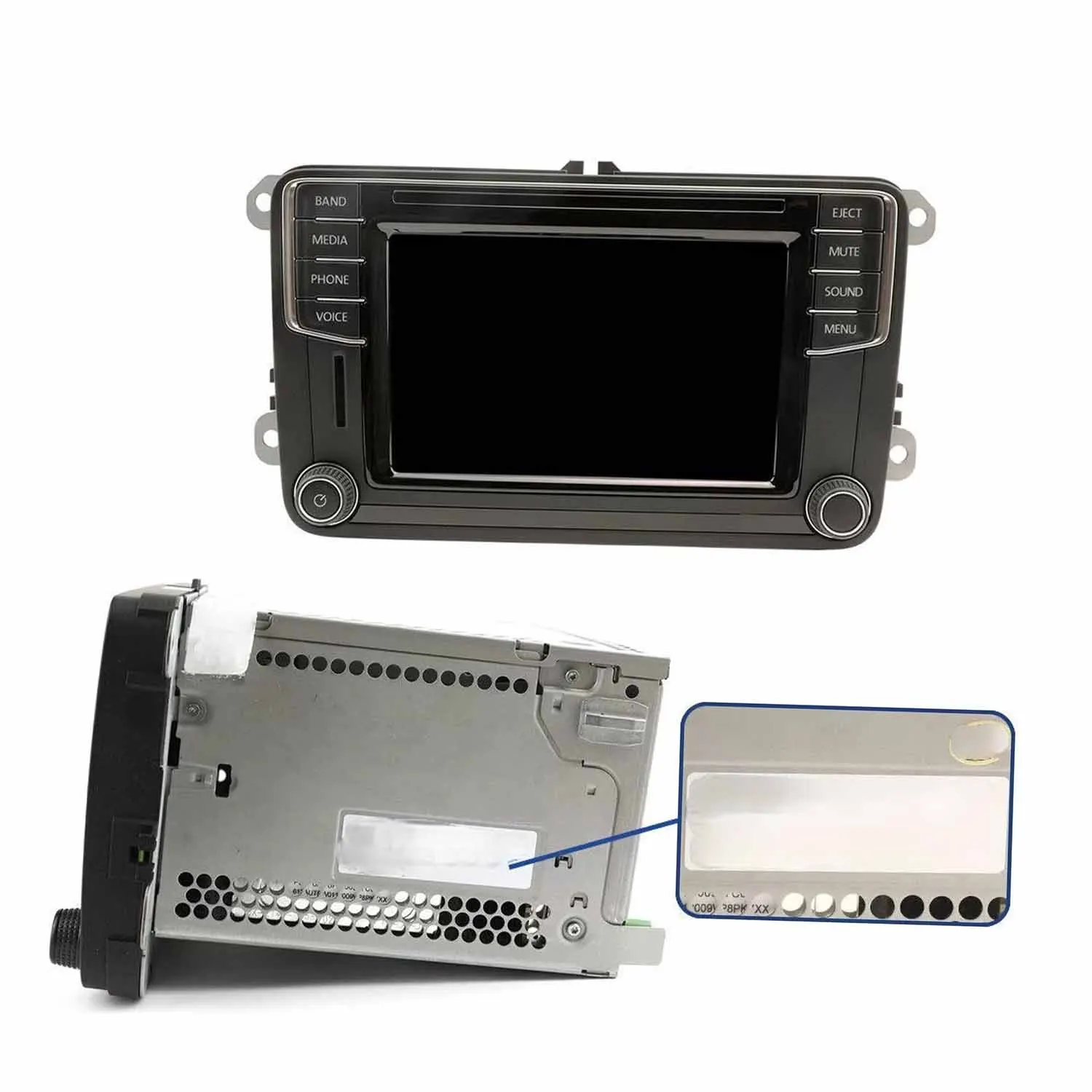 1pc 6.5 inch LCD Display Touch Screen 5C0035684 5C0035680 For VW Magotan Golf Polo Tiguan CC Jetta Passat MIB STD2 680 200 Radio