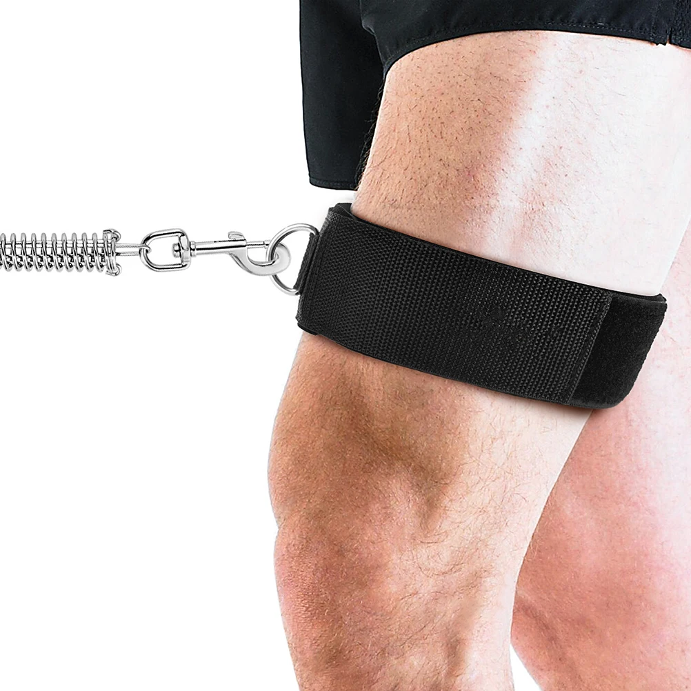 

Elastic Rope Fitness Strap Padded Ankle Thigh Legs Resistance Training Accessories for Glutes Hamstrings Workout Durable Nylon