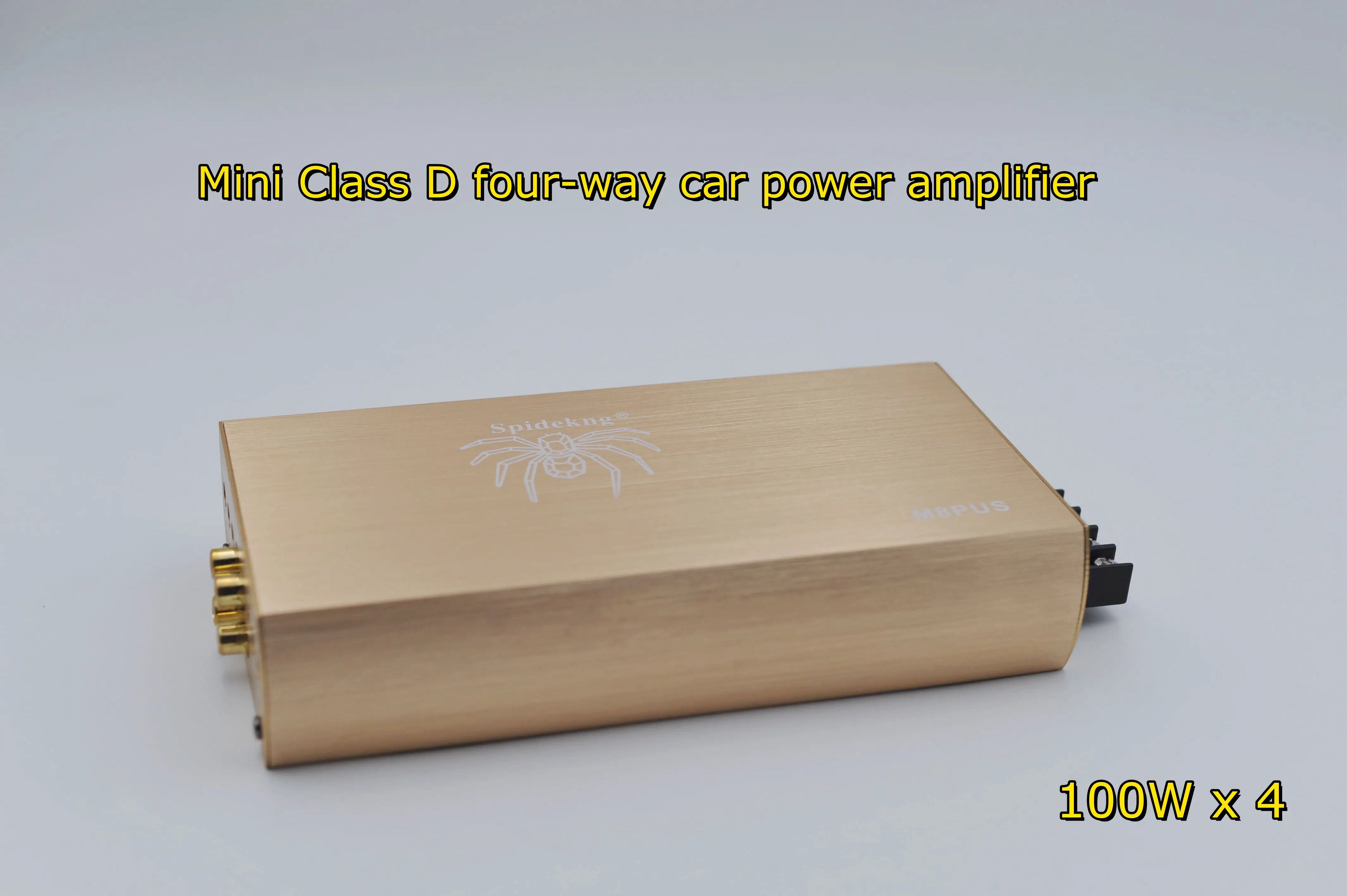 Mini Car Amplifiers 100Wx4CH  Class D HIFI four-channel push four-door horn bridge high-power push subwoofer high level