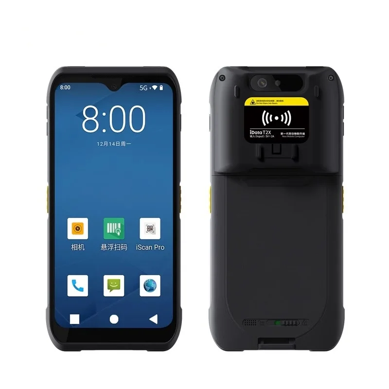 IData T2 PLUS IP68 8-Core 4500mAh كمبيوتر محمول وعرة 2D QR رمز محطة يده أندرويد ماسح الباركود المساعد الشخصي الرقمي #3