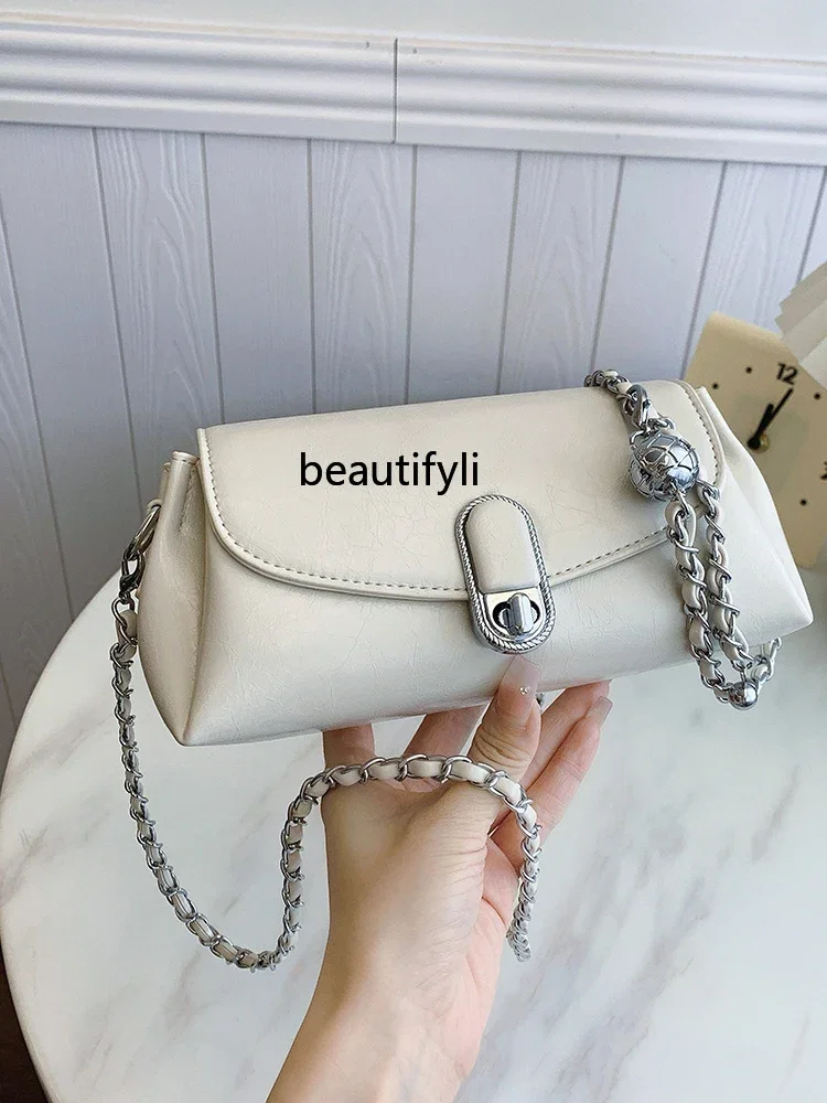 

Fashion Pillow Bag Summer New Simple and Versatile Shoulder Bag Niche Trend Advanced Texture Crossbody Bag