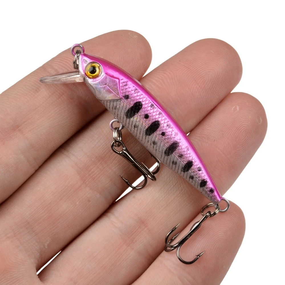 1Pcs 55MM 3.2G Mini Japan Model Sinking Minnow Fishing Lures Jerkbaits Peche Artificial Bait Wobbler Lure for Trout Bass Carp