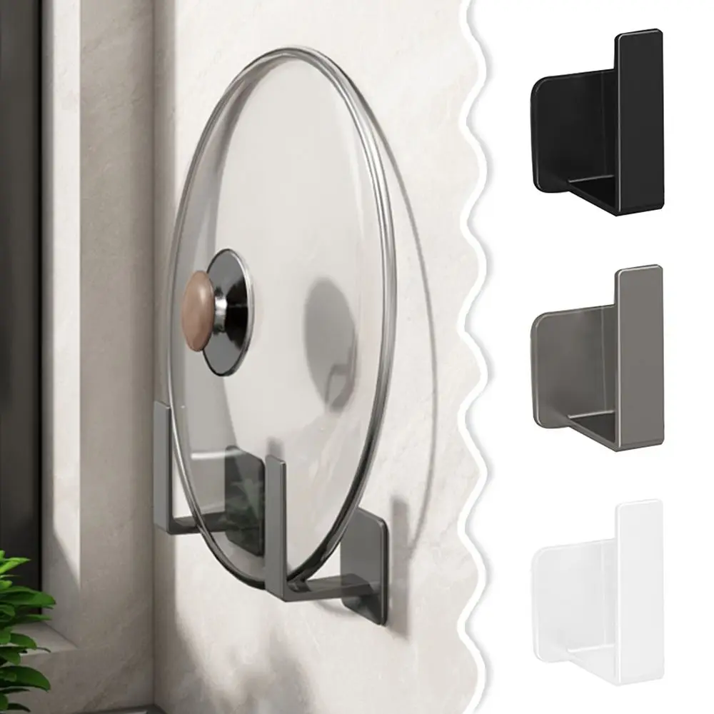 1PC Langlebig Punch-Freies Deckel Halter Wand Hängen Multifunktionale Topf Abdeckung Rack Carbon Stahl Schneiden Bord Regal für Küche