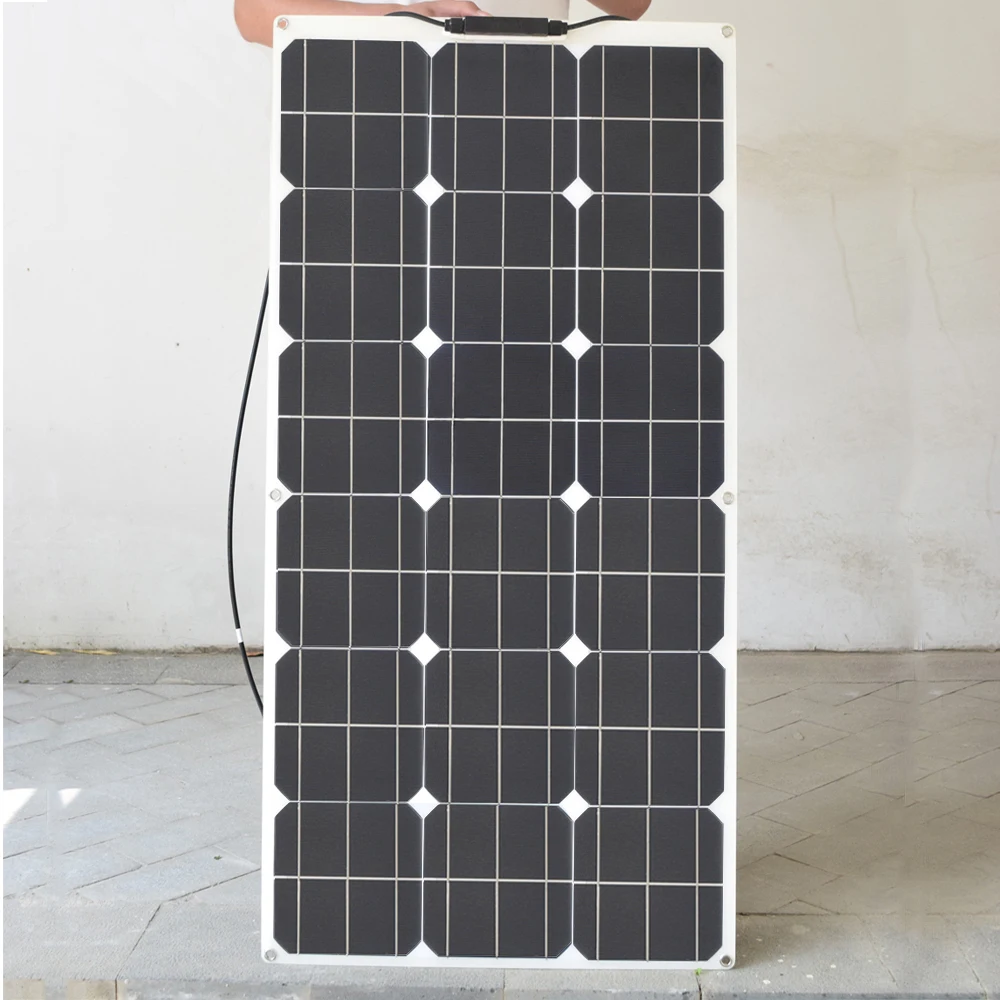 150W 300W 450W 600W Flexible Solar Panel 12V Solar Charging Panels Battery Charger Photovoltaic Panel for Home Balcony Camper RV