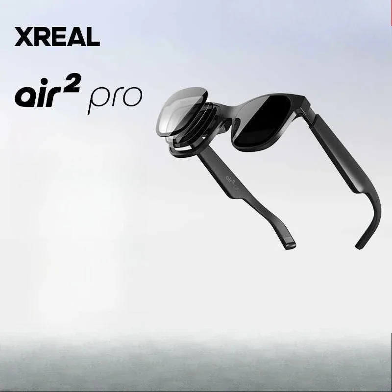 XREAL Air2 Pro Smart AR Óculos Nreal Beam Pro HD 130 polegadas Space Cinema Portátil 1080p Tela Googforle Smartphones Polarizados