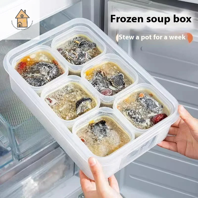 

Food Storage Container Vegetable Fruit Fresh-keeping Box With Lid For Refrigerator Kitchen Spice Seasoning Storage Jar