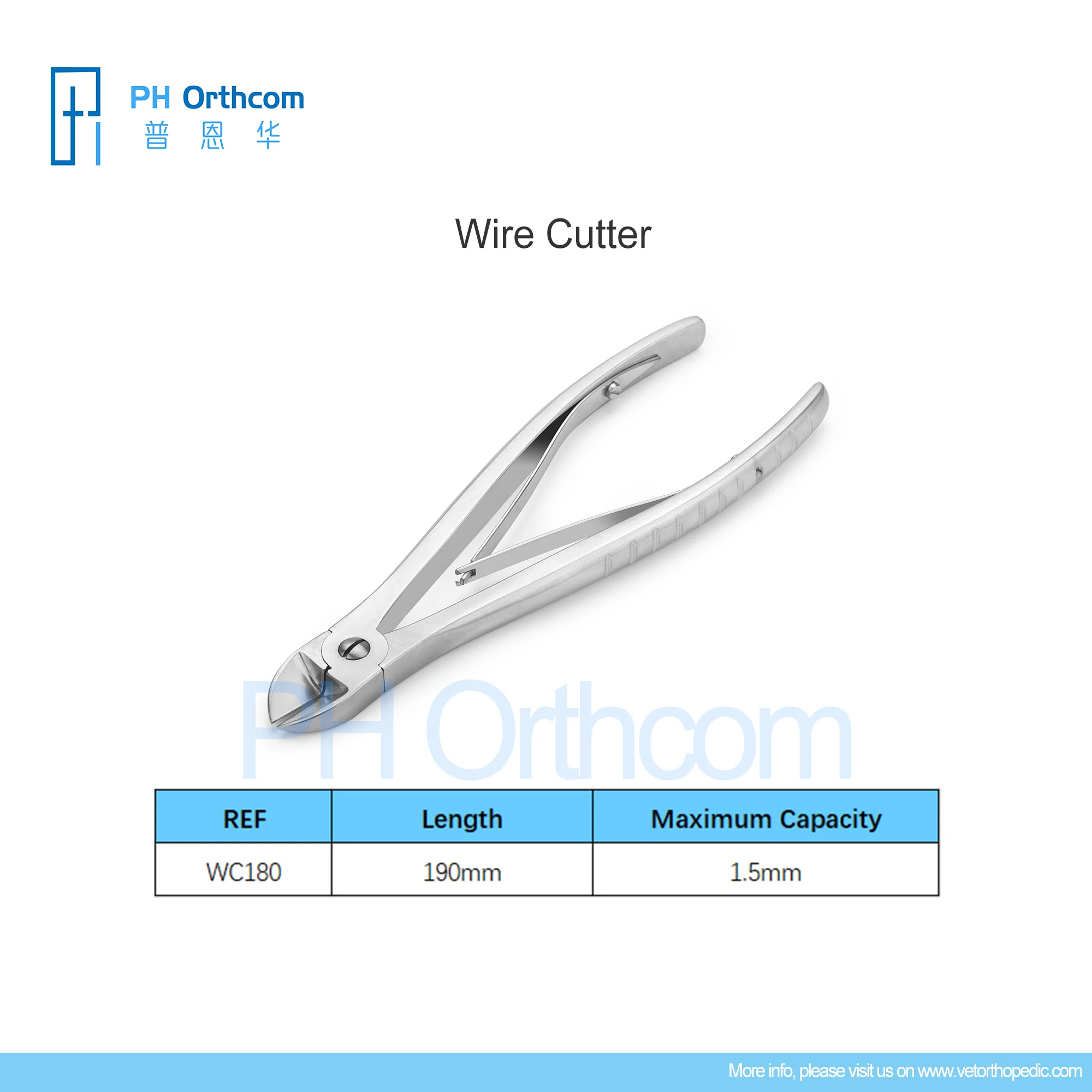 PurrWoof Stainless Steel Wire Cutter for Veterinaria Pets Mascotas Orthopedic Surgical Use Surgery Instruments