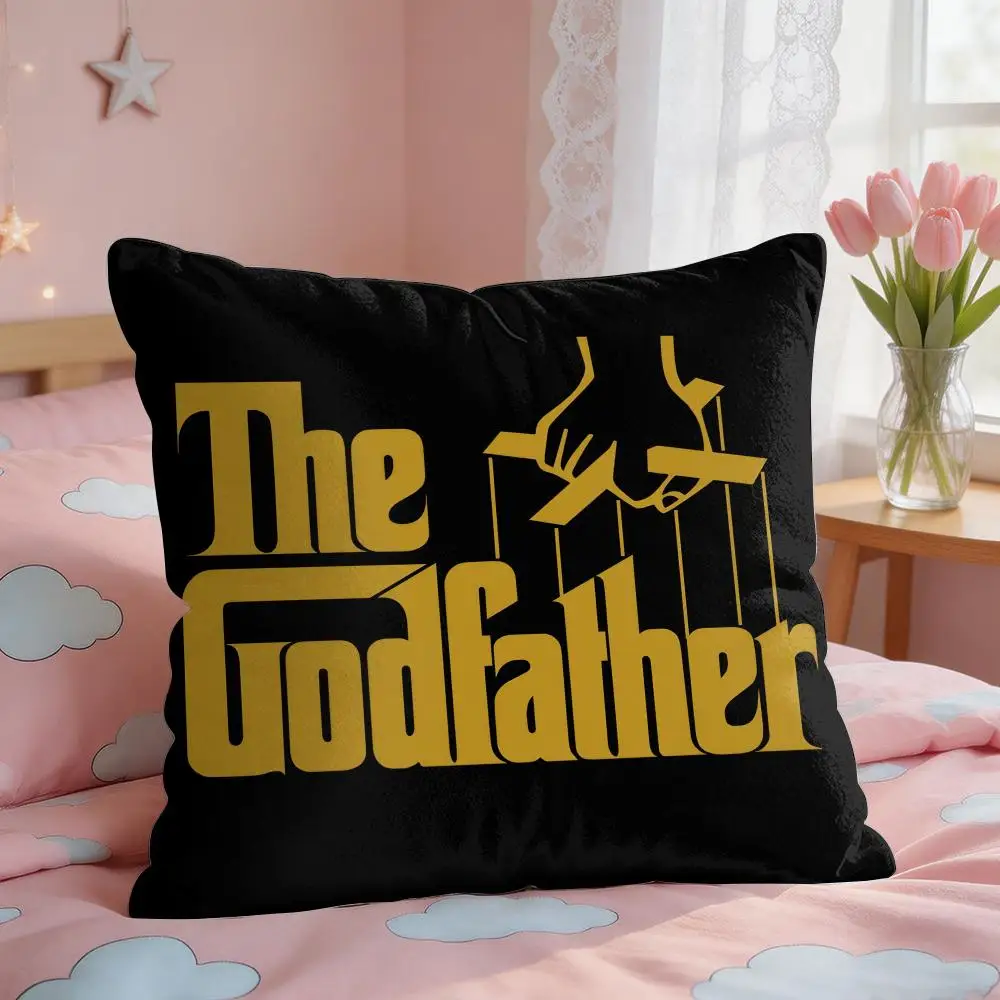 Film The G-Godfather Cushion Cover Square Short Plush Pillow Case Living Room Sofa Home Decor Funda 40X40