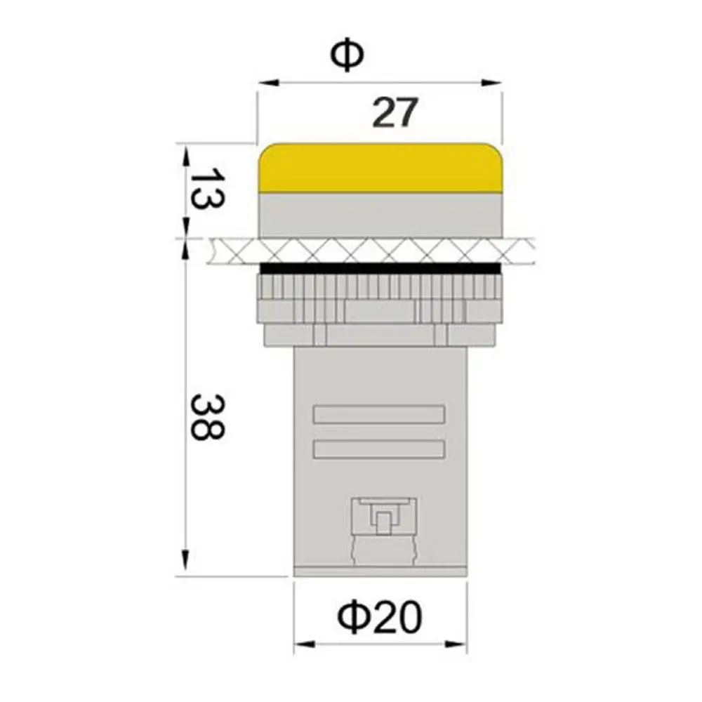 ไฟแสดงสถานะเซ็นเซอร์คุณภาพสูง ไฟแสดงสถานะพลังงาน ไฟสัญญาณ ไฟแสดงสถานะ LED แผงไฟนำร่อง ไฟเตือน ไฟแสดงสถานะ