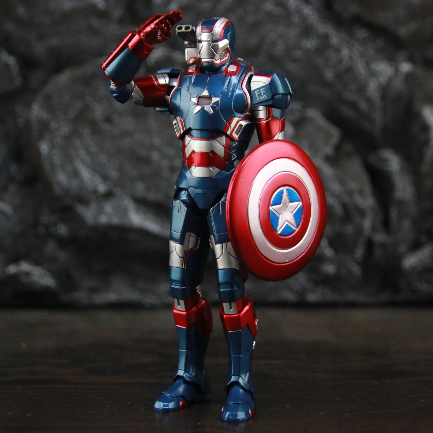 ZD Toys-figuras acción los estudios Marvel, Infinity SAGA, Iron Man 3, Iron Man Patriot 7 1/10, Ironman Legends, modelo muñeca