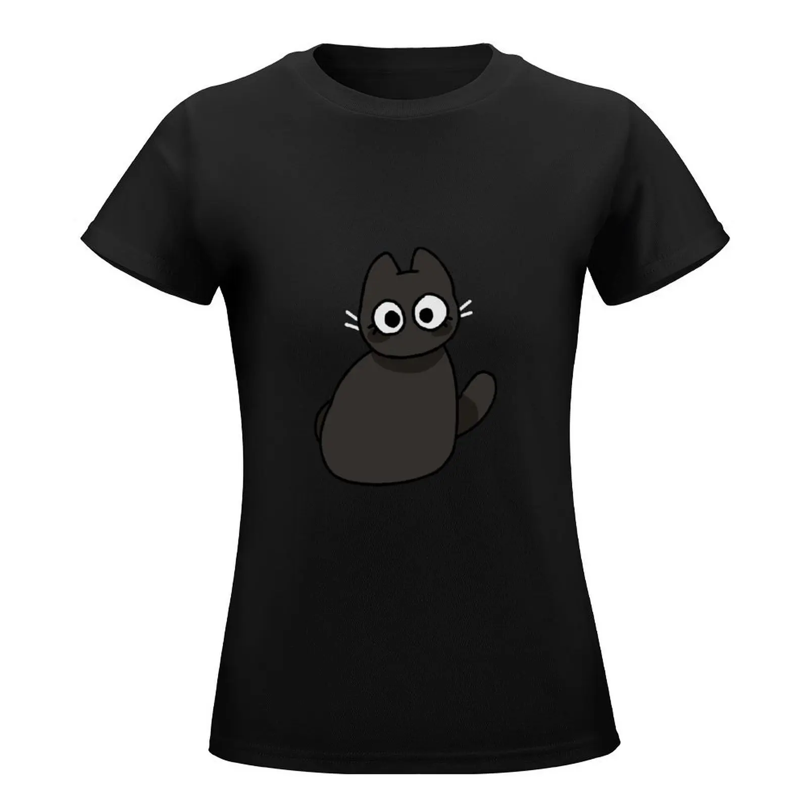 Pancake the cat T-Shirt korean fashion Short sleeve tee t-shirts for Women graphic tees funny