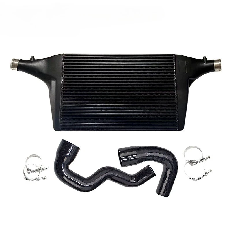 The intercooler+silicone hose kit is suitable for Au*A4 A5 B8 TFSI 1.8T/2.0T 09-12