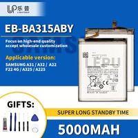 EB-BA315ABY 5000mAh Original Repair Battery for SAMSUNG A31 A32 A22 with Free Tool SAMSUNG F22 4G A325 A225 Battery EB-BA315ABY