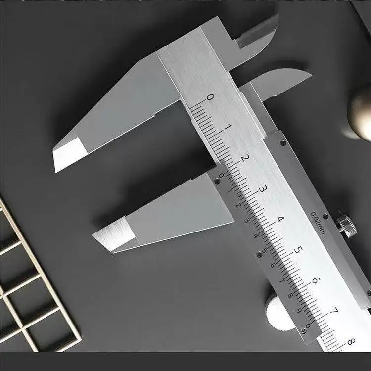 0-150mm Vernier Caliper Alloy Steel Measuring Tool, Laser Etched Clear Scale