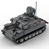 553 個 MOC- 205490   ZSU-23-4 シルカビルディングブロック軍事戦争組み立てソビエト戦車グッズレンガセットクリエイティブギフト 3