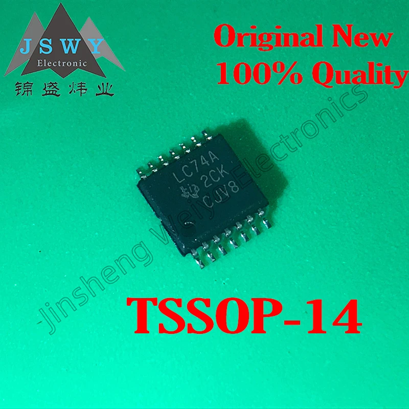 (10/30 pcs) SN74LVC74APWR Original 100% TSSOP-14 LVC74A Dual D Flip-Flop Low Power Logic Chip In Stock Ships Fast!