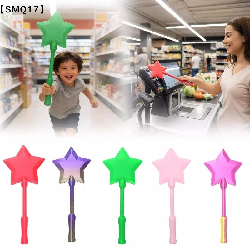 3D Printed Star Magic Wand Tap To Pay Credit Card Holder Portable Lightweight Star Wand Style Card Stand Credit Card Holder【SMQ】 view 3