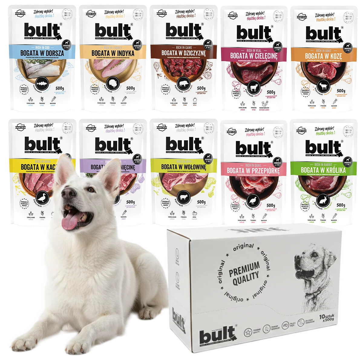 KARM'S WET PARA PERROS BULT SACCESS MIX TASTE MIX SET 10x500g
