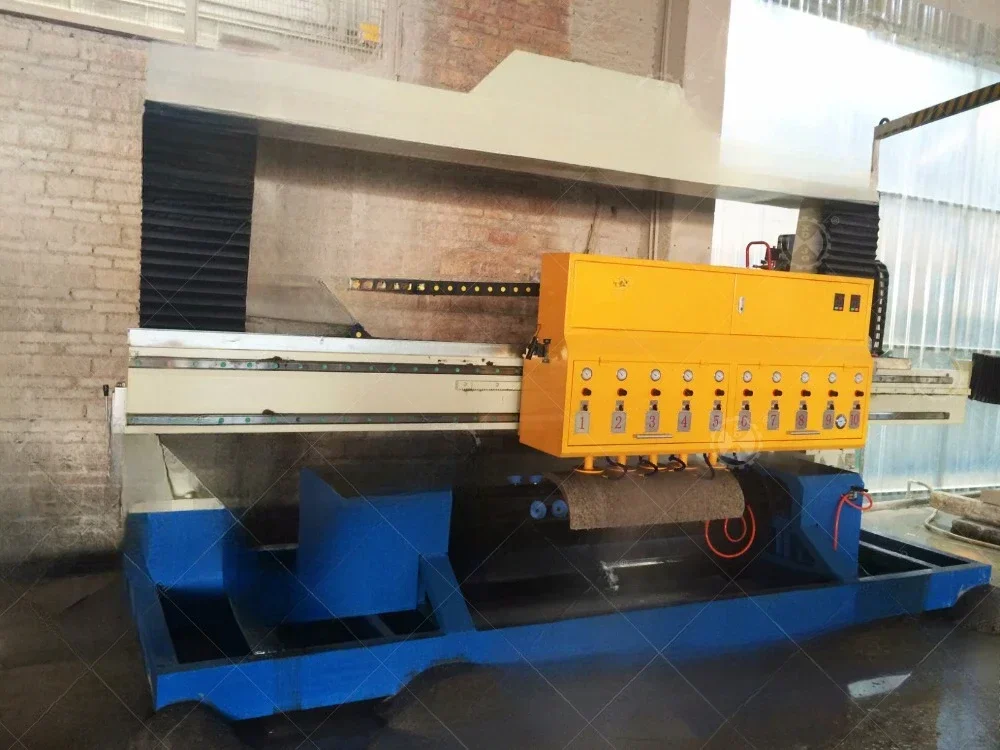 Automatic Multi-head Marble Granite Stone Polishing Machine/China Round Plate Polishing Machine Manufacturer