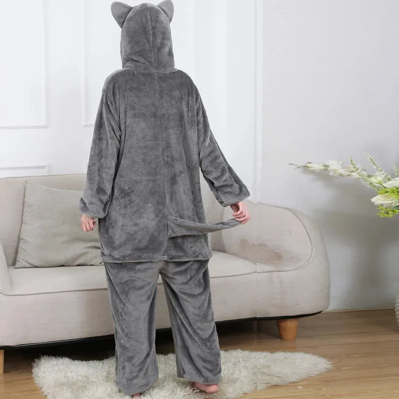 ☆ ☆ 2025 الفانيلا أجش الكلب نيسيس للبالغين أنيمي بيجامة Kigurumi النساء الرجال زي الهالوين التأثيري الفتيات One-P جديد s5g7epp ❤