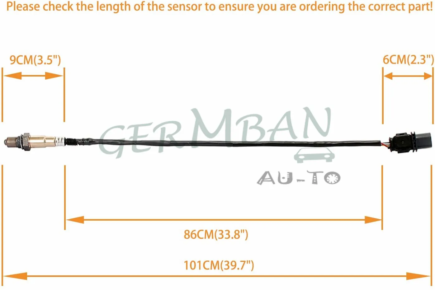 0258017025 Lambda O2 Exhaust Gas Oxygen Sensor For V W Skoda Audi LSU 4.9 Wire Band OE#0 258 017 025 30-2004